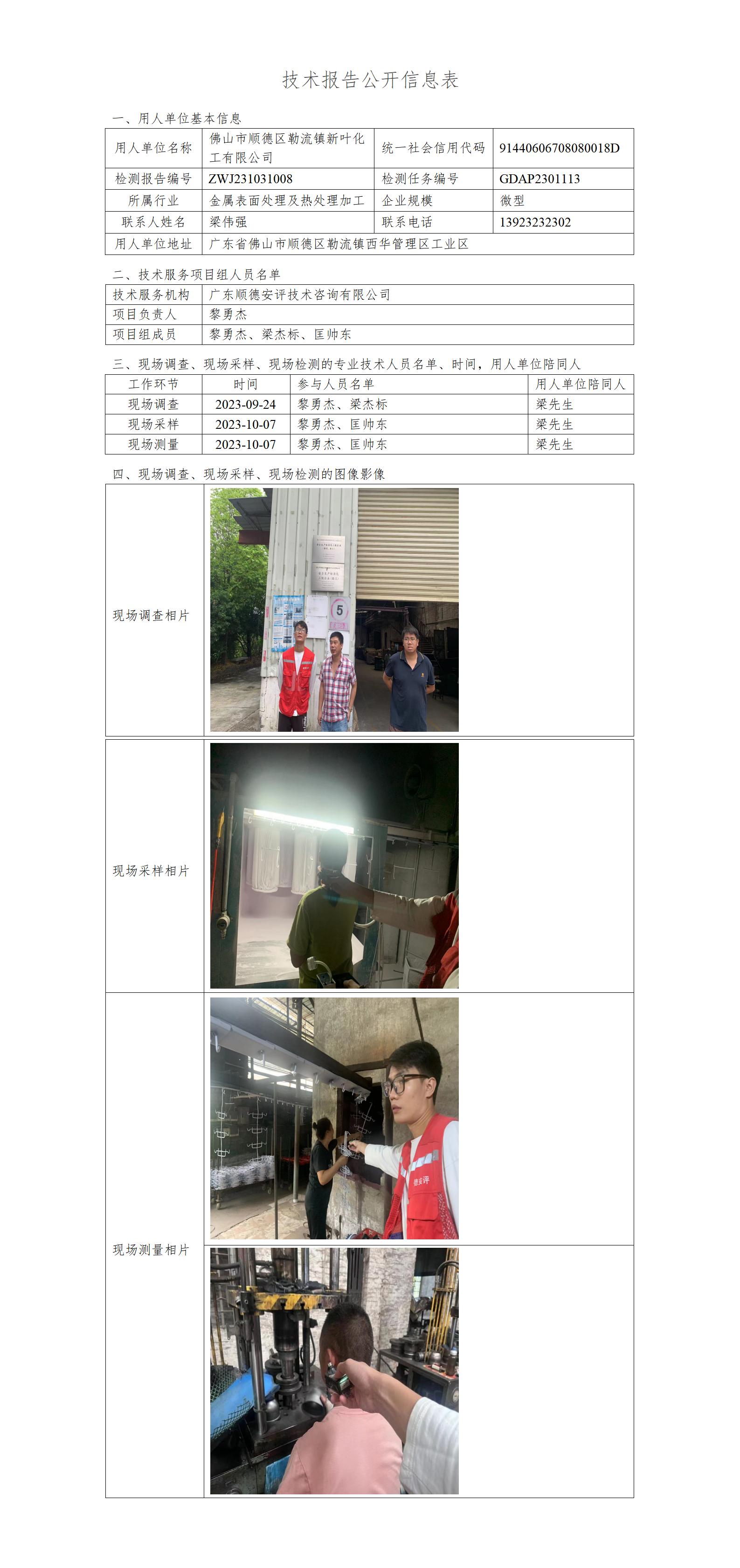 佛山市顺德区勒流镇新叶化工有限公司-2023-技术报告公开信息表_01.jpg