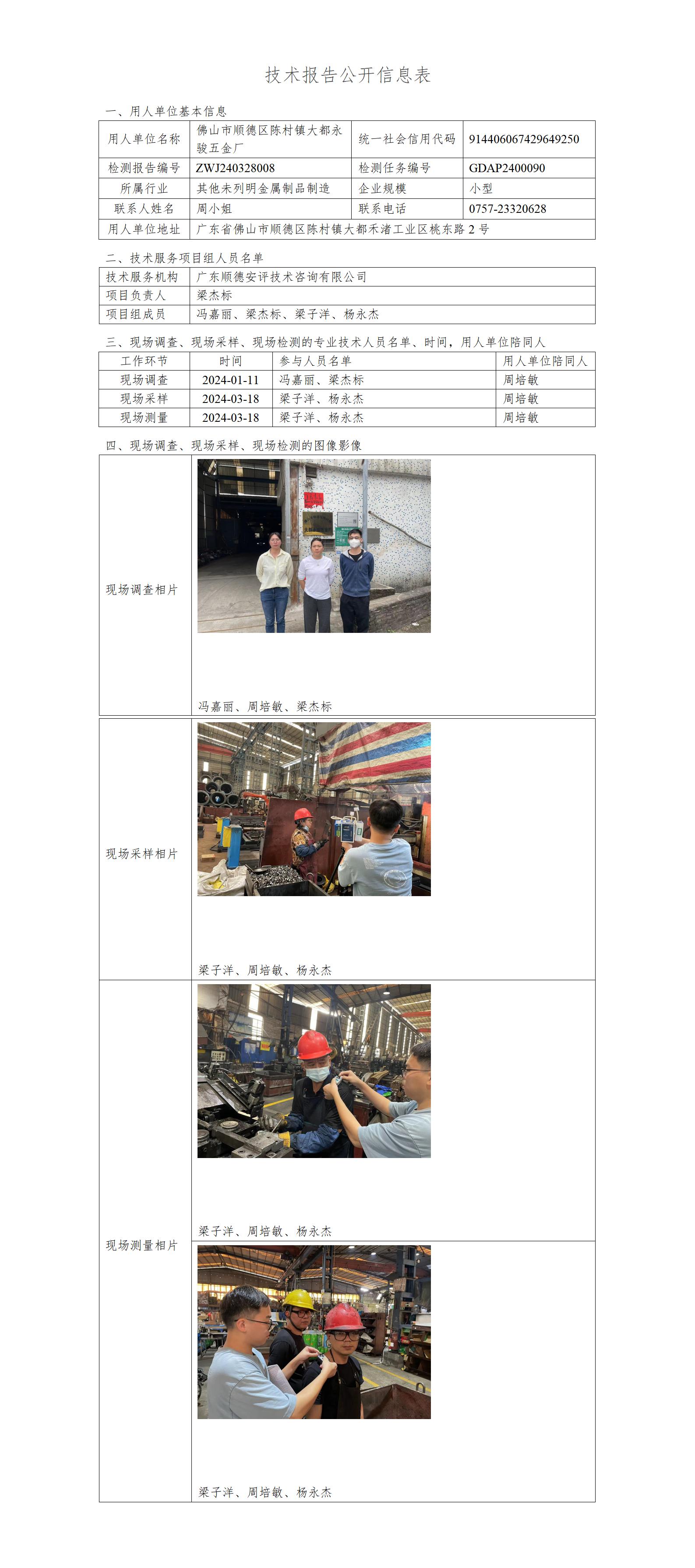 佛山市顺德区陈村镇大都永骏五金厂-2024-技术报告公开信息表_01.jpg