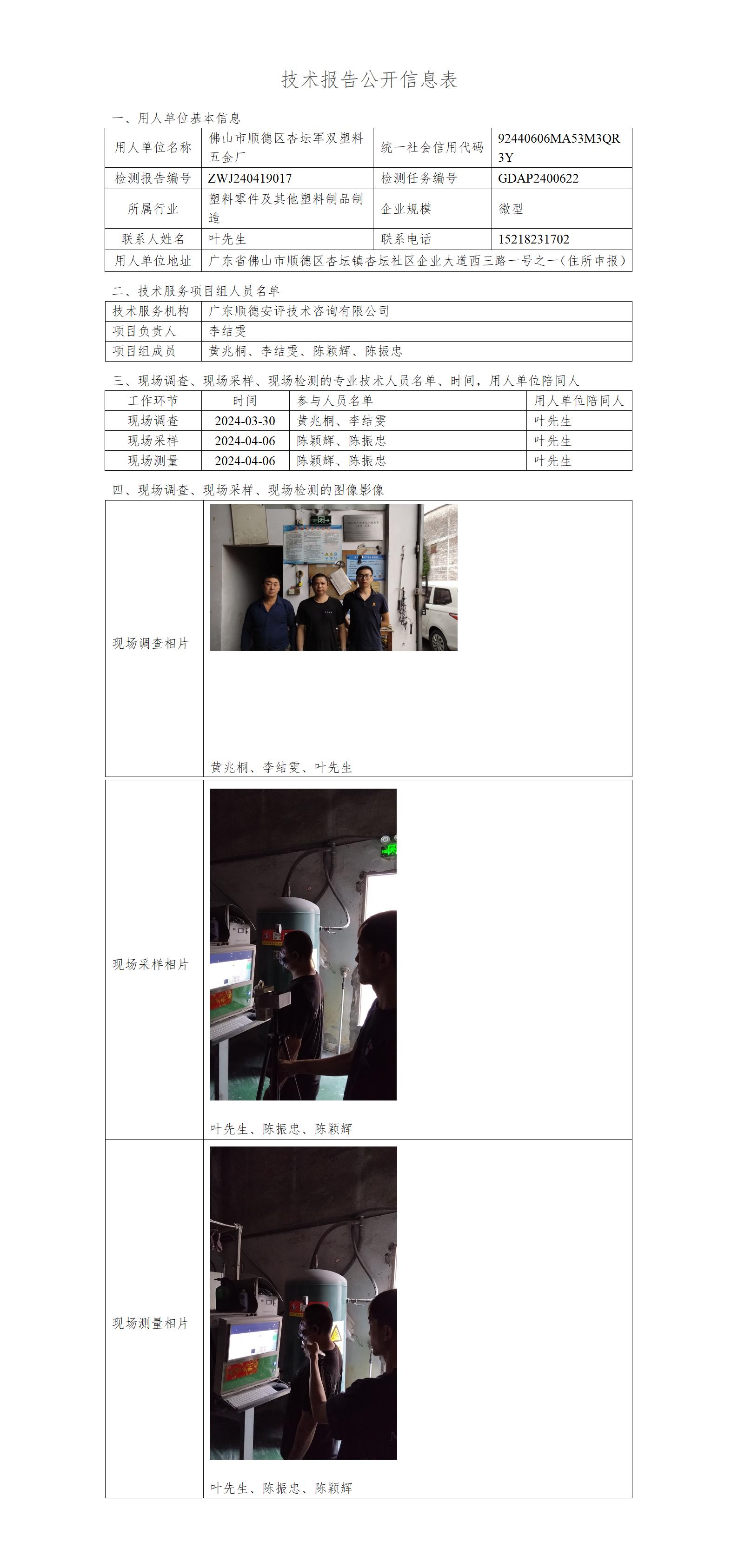 佛山市顺德区杏坛军双塑料五金厂-2024-技术报告公开信息表_01.jpg