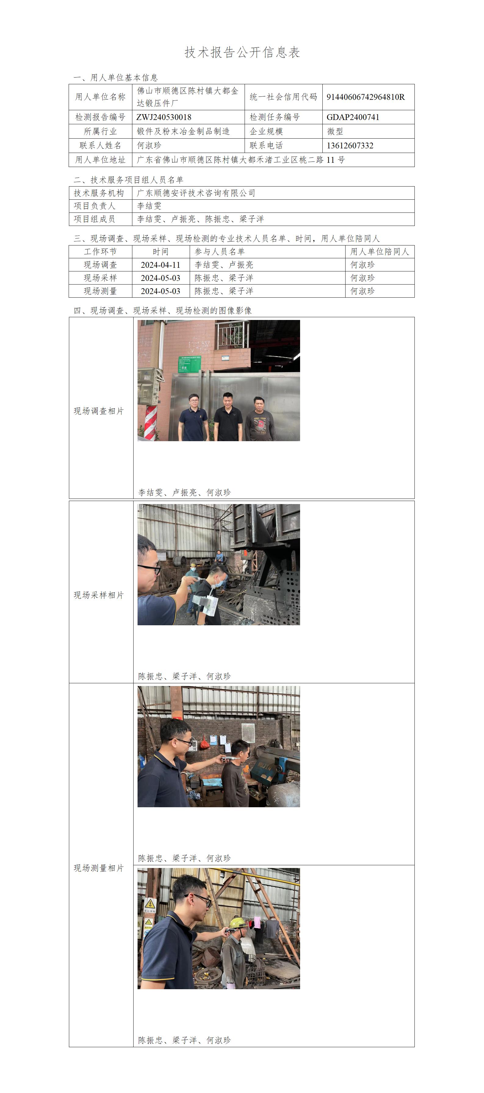 佛山市顺德区陈村镇大都金达锻压件厂-2024-技术报告公开信息表_01.jpg