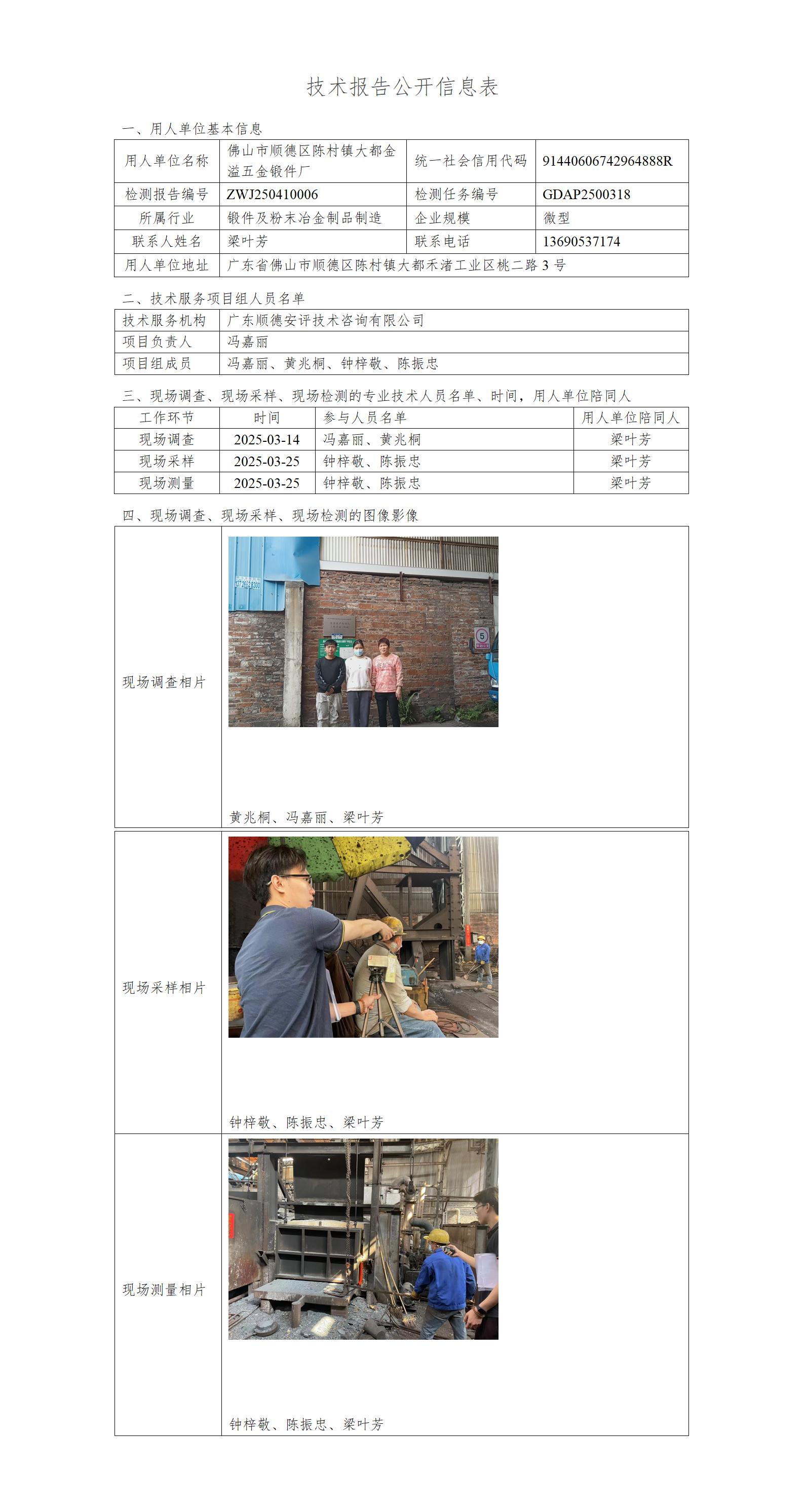 佛山市顺德区陈村镇大都金溢五金锻件厂-2025-技术报告公开信息表_01.jpg