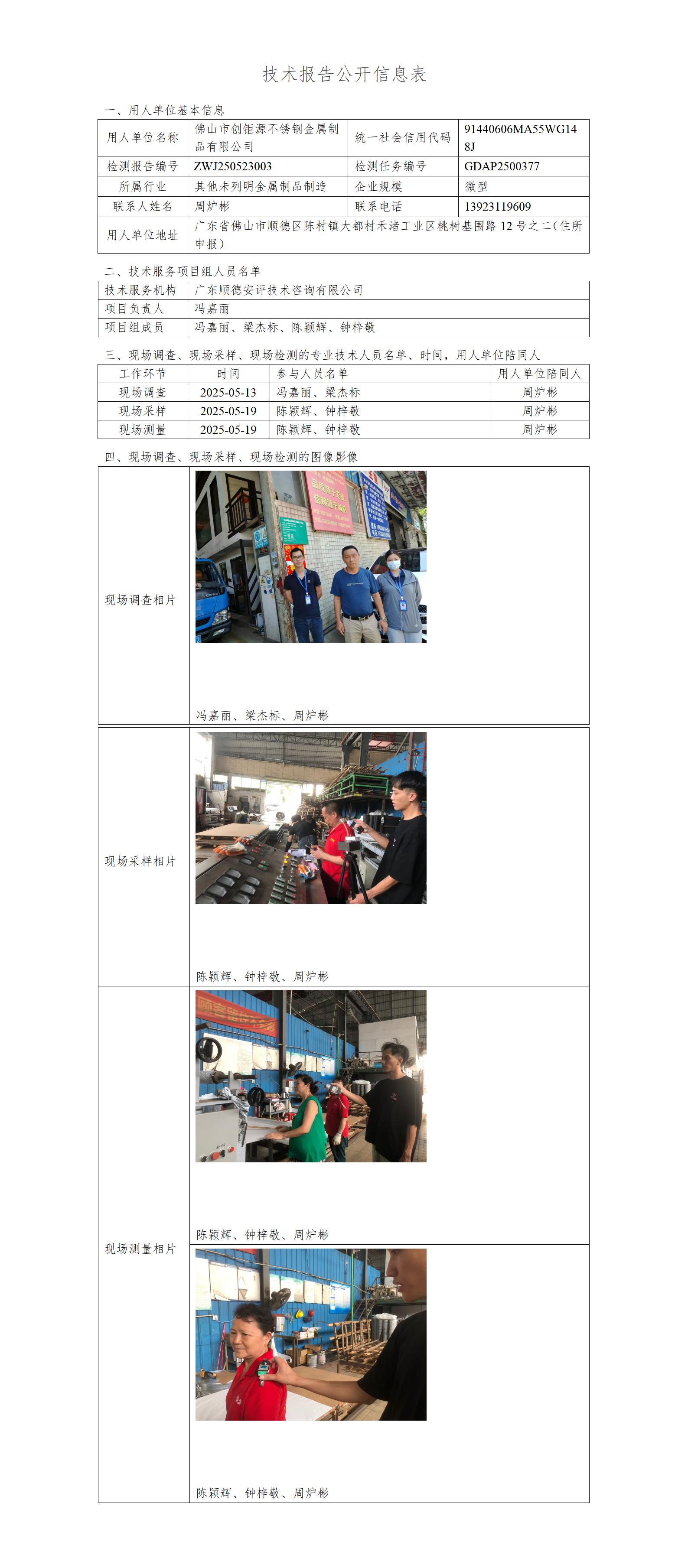 佛山市创钜源不锈钢金属制品有限公司-2025-技术报告公开信息表_01.jpg