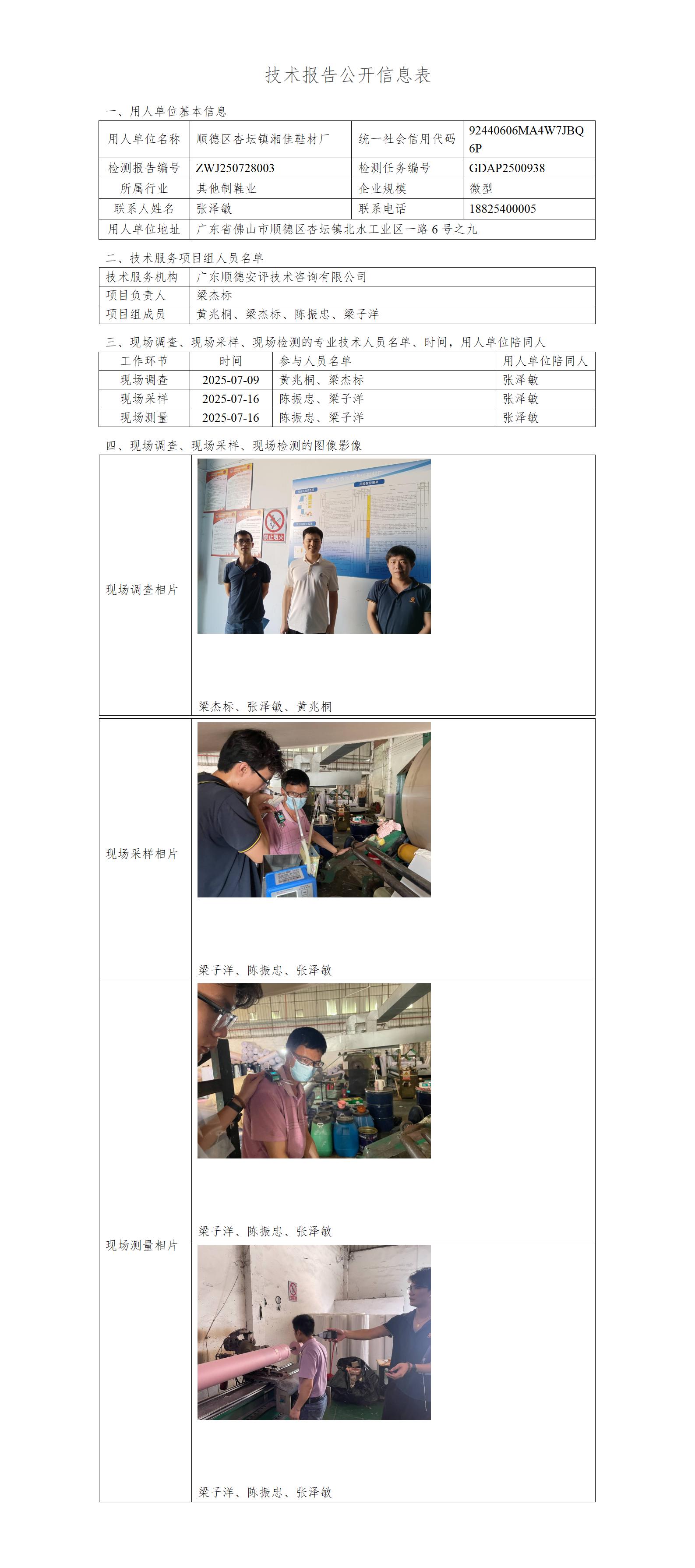 顺德区杏坛镇湘佳鞋材厂-2025-技术报告公开信息表_01.jpg