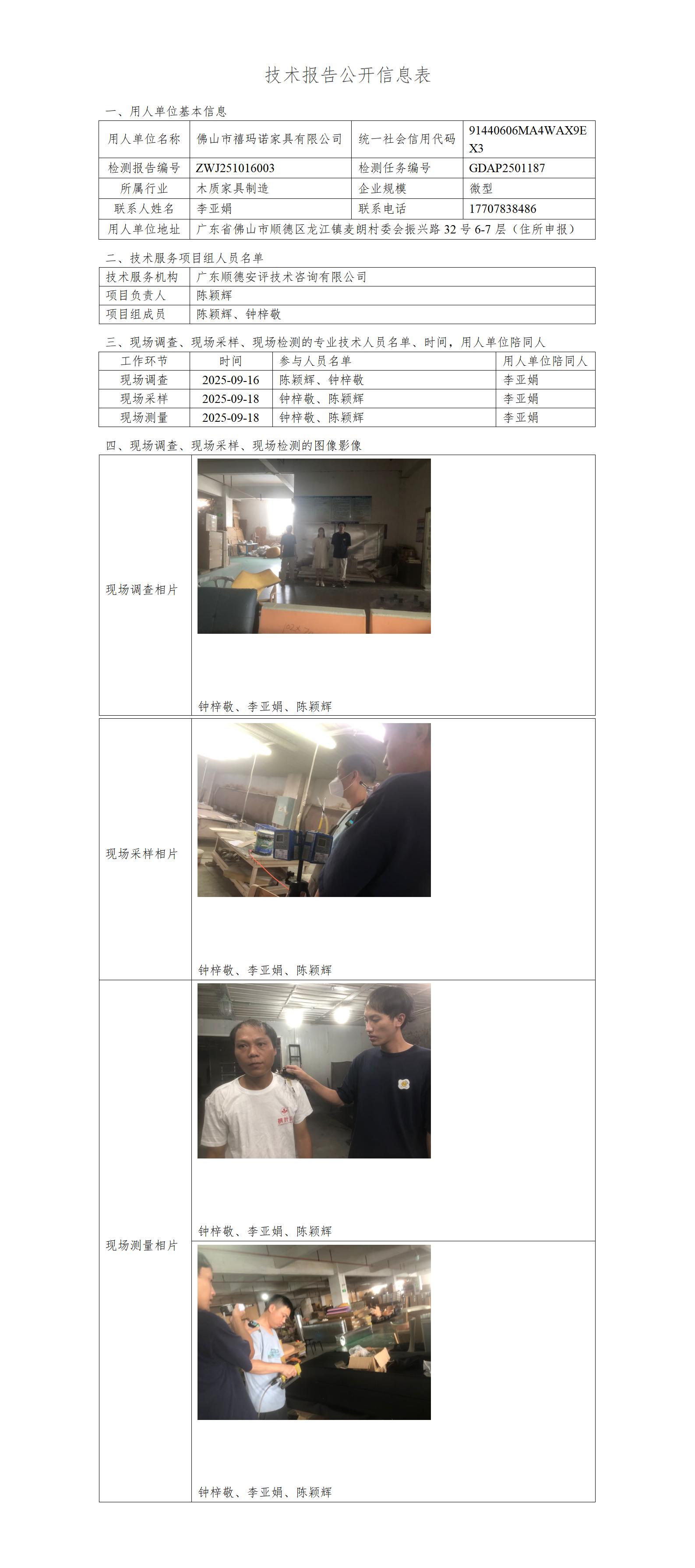 佛山市禧玛诺家具有限公司-2025-技术报告公开信息表_01.jpg